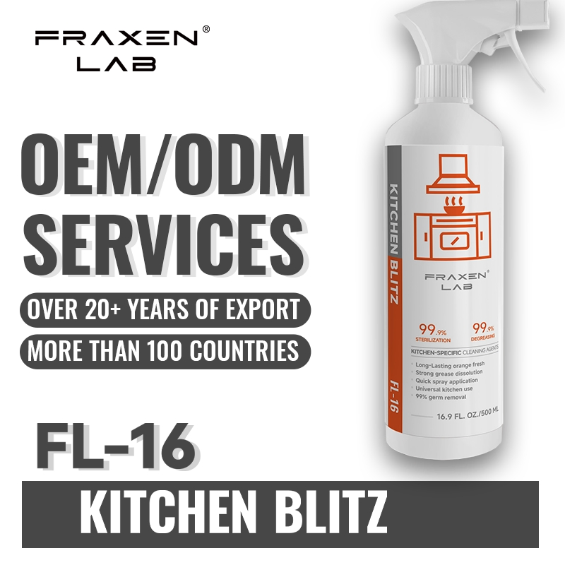 Powerful Kitchen Grease Cleaner Spray for Home Use, Heavy Oil Stain Remover and Multi Purpose Cleaning Product