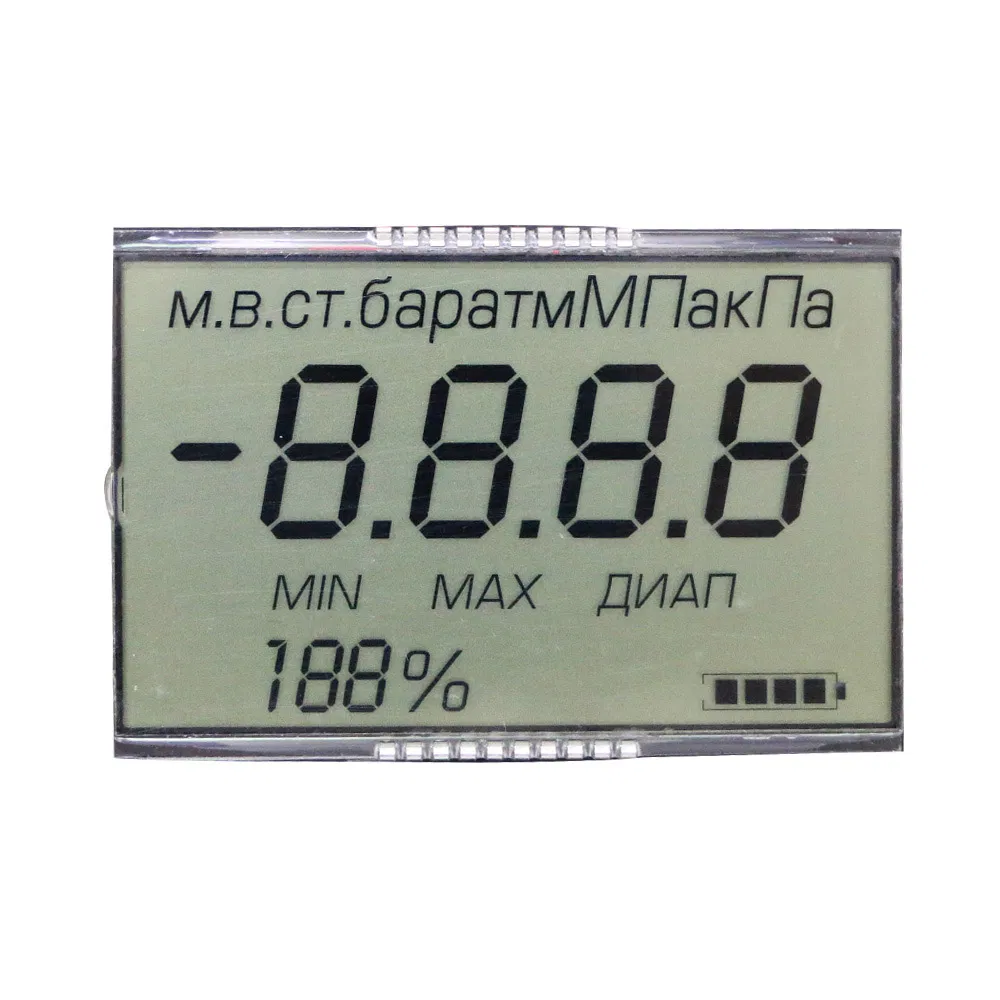 Сегментный ЖК-дисплей для индикатора напряжения АКБ