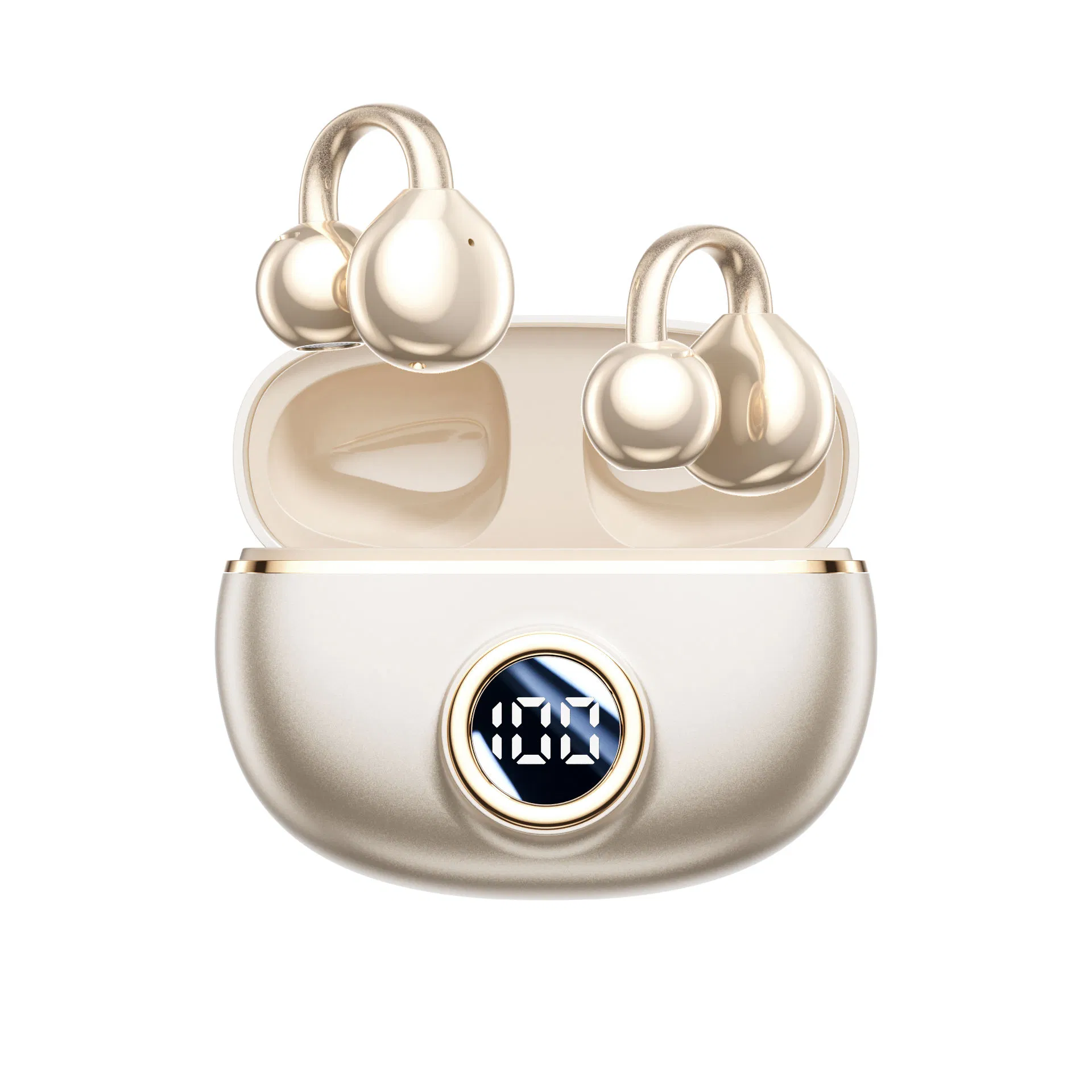 Private Model Headphone Noise-Cancelling Wireless Sports in-Ear Digital Display Long Life Headphone