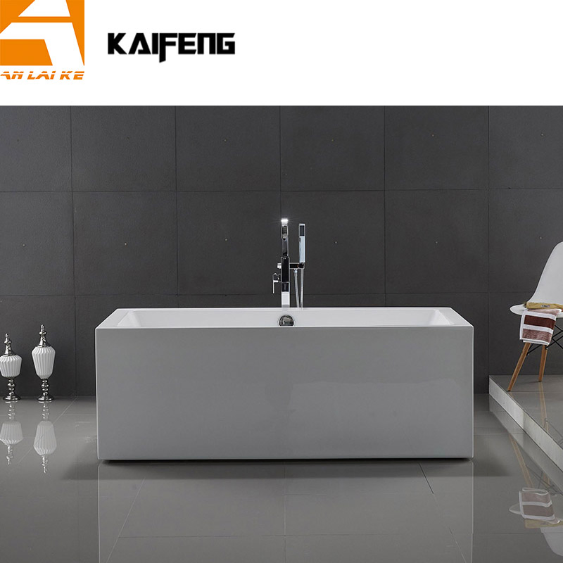 Upc White Seamless Acrylic Freestanding Bathtub for Modern Bathroom (KF-737K)