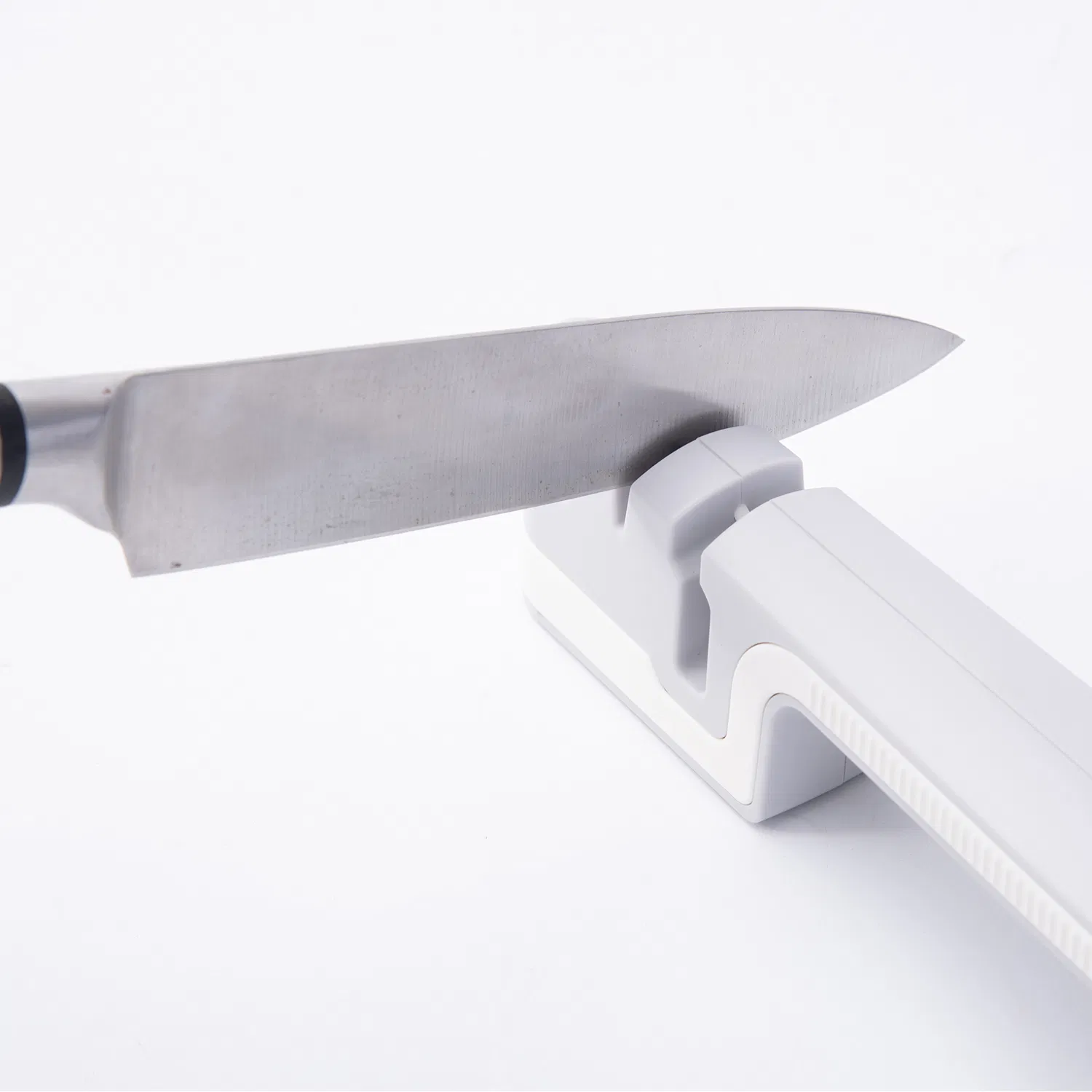 3 Stage Knife Sharpener Coarse Fine Scissor Non Slip Ergonomic Kitchen Tool