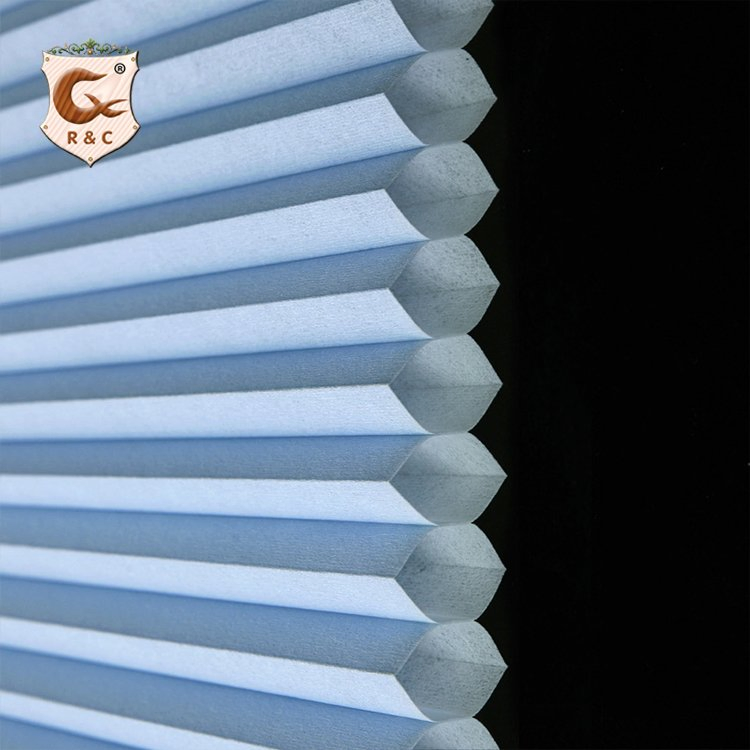 Cordless Customized Soundproof Window Honeycomb Blinds