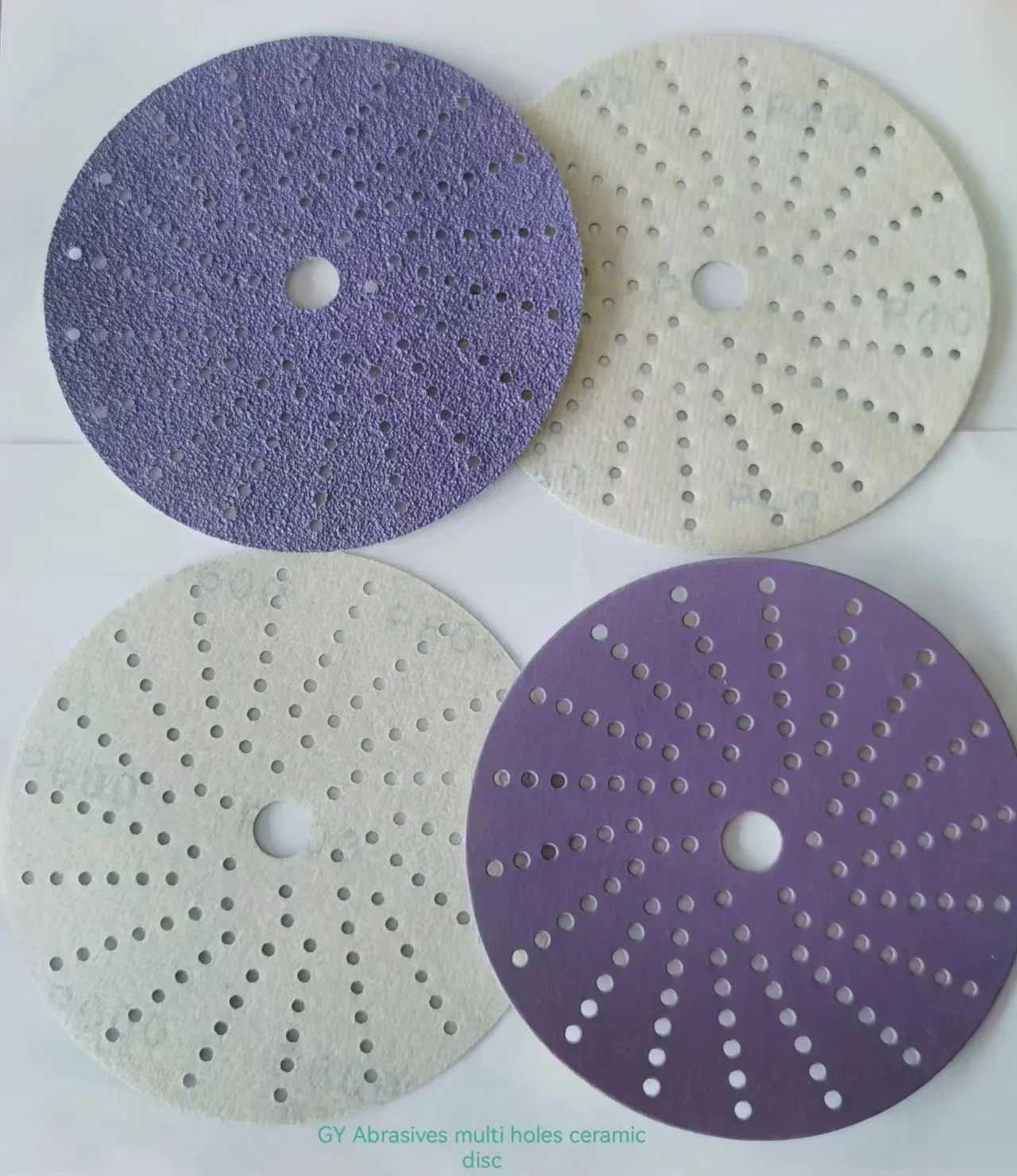 150mm P600 Dust Free Multi Holes Ceramic Sanding Disc for Automobile Refinishing