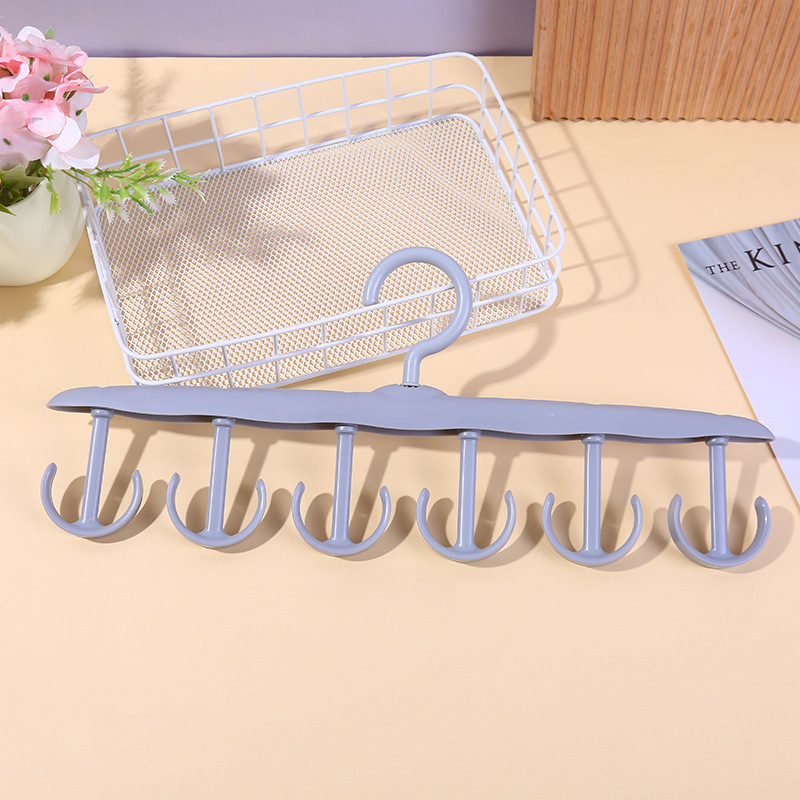 12 Hooks Hanger Plastic Hangers Multi-Function Hanger 12 Slots Hanger