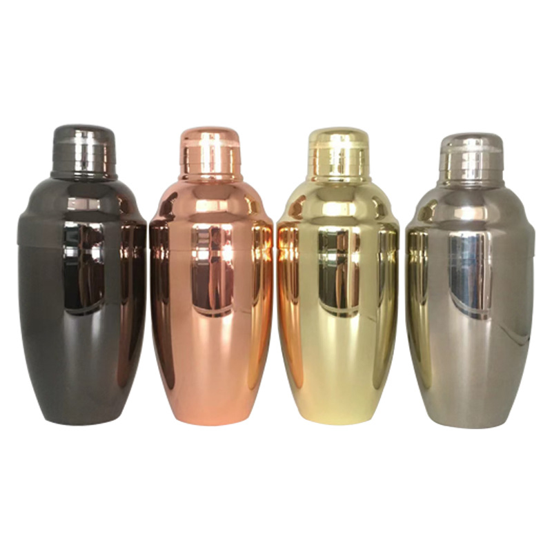 Профессиональный коктейльный шейкер из нержавеющей стали Rose Gold