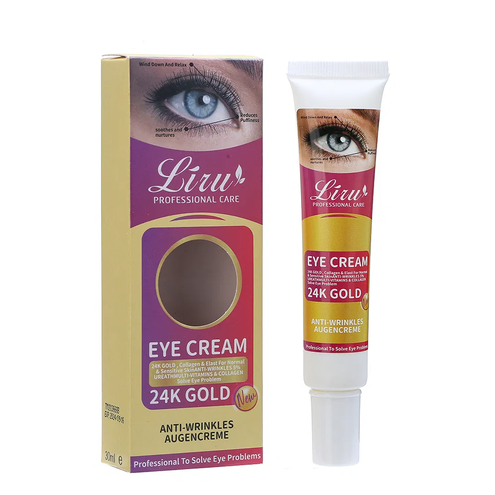 Factory Wholesale Skin Care 24K Gold Anti Wrinkle Nourishing Anti-Aging Eye Cream