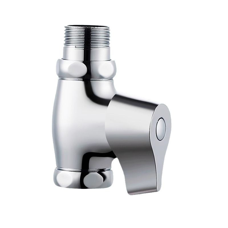 Manufacturer Direct Easy Installation Brass Hand-Press Delay Valve for Bathroom Use Time-Delay Flush Valve