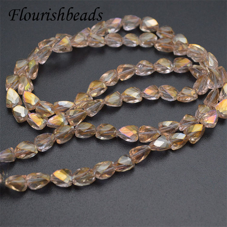 Jewelry Findings 5X7mm Irregular Shape Glass Loose Spacer Beads Jewelry Making