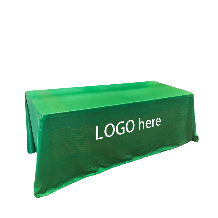 Logo Printable Stretch Table Cloth or One Piece Tablecloth for Trade Shows