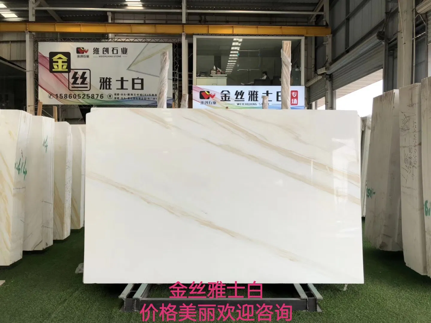 Bianco Carrara Statuario White Marlbe Slabs for Floor&Stair Paving