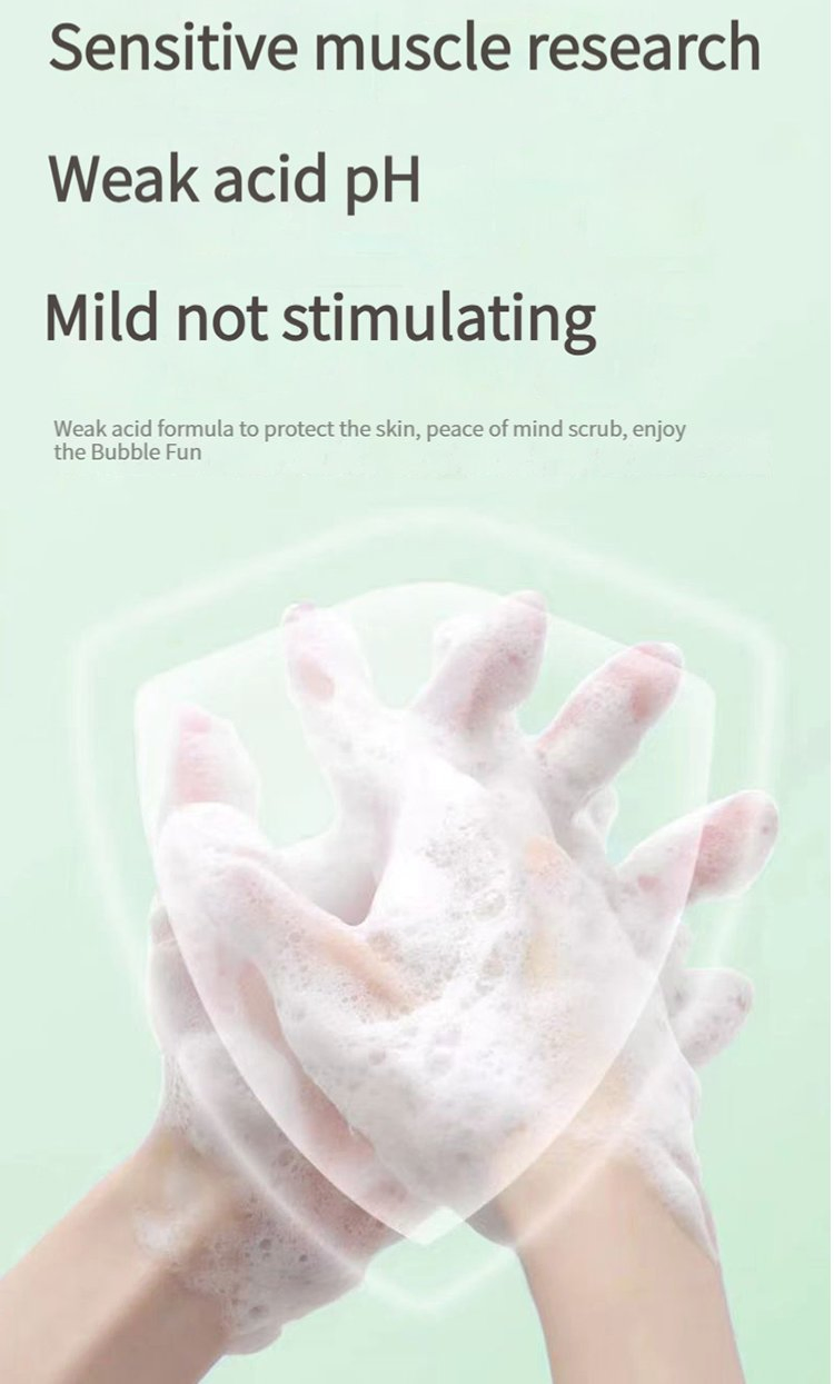 Eco Friendly Effervescent Conditioning Liquid Hand Soap for Daily Cleaning Use