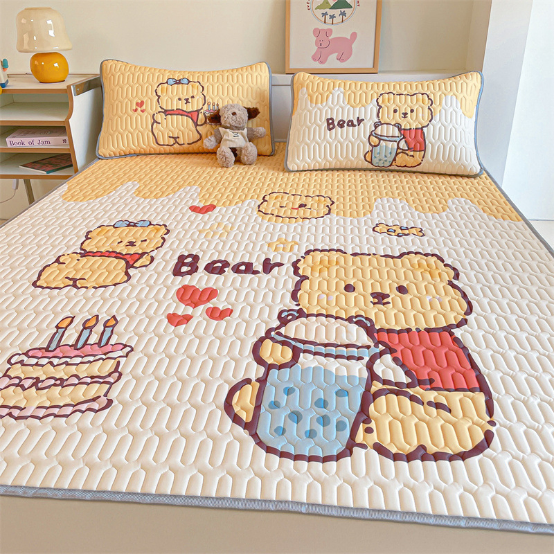 ODM Cartoon Cool Feeling Washable Cool Silk Bedding Mat