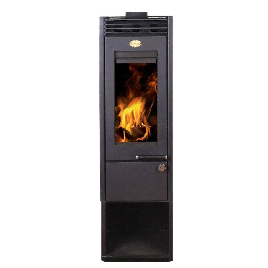 China Made Wood Fireplace with 3 Sided Glass