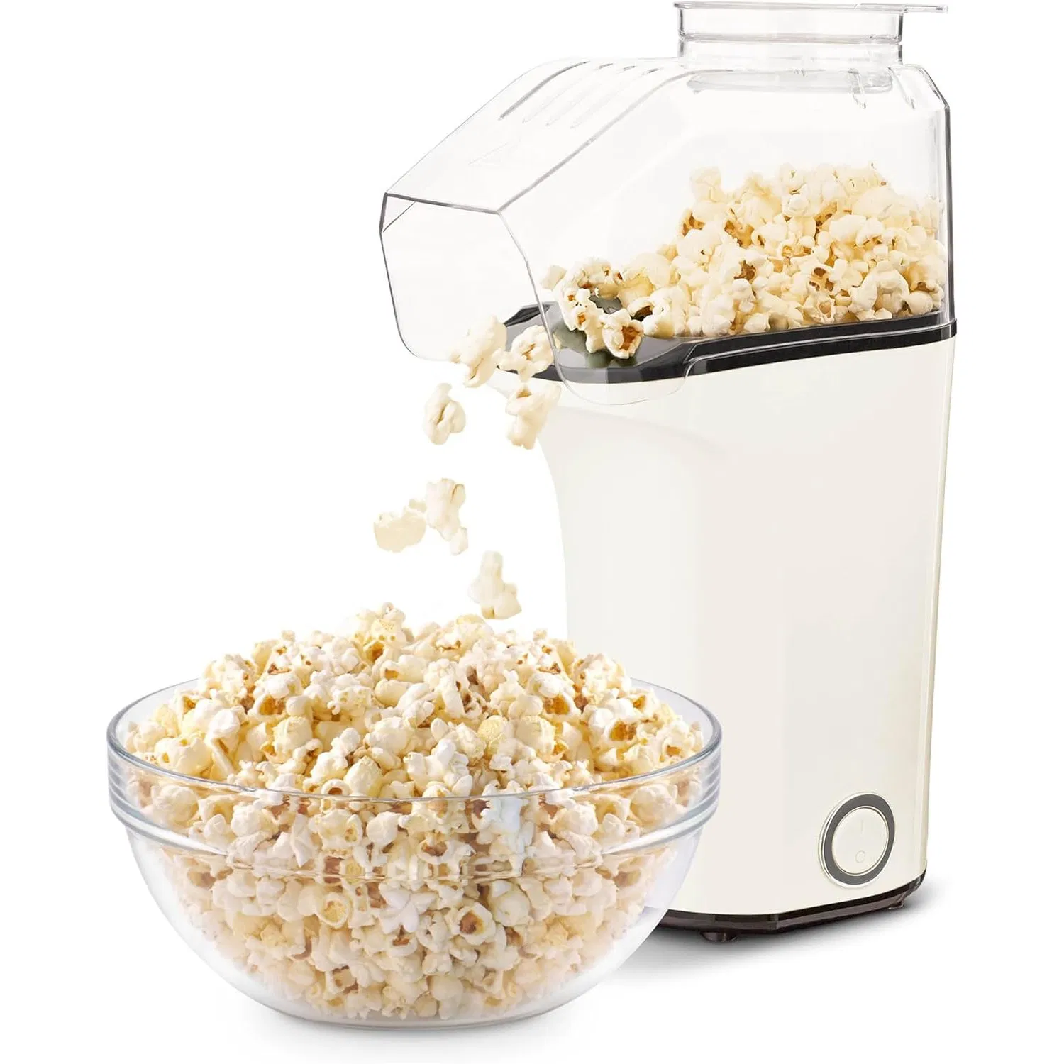 Oil-Free Air Popcorn Maker with Measuring Cup & Recipe Guide