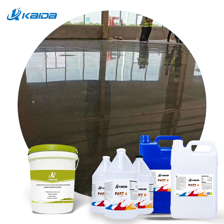 High-Quality Resin Hardener Light Color Epoxy Curing Agent for Concrete Cemcrete Colour Hardener Endurapolish