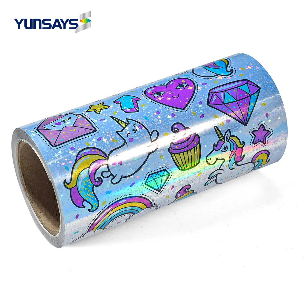 China Wholesale Printable Holographic Adhesive Sticker Waterproof A4 Sheet Inkjet Vinyl Sticker Paper for Laser & Inkjet Printer -Sky Star Pattern