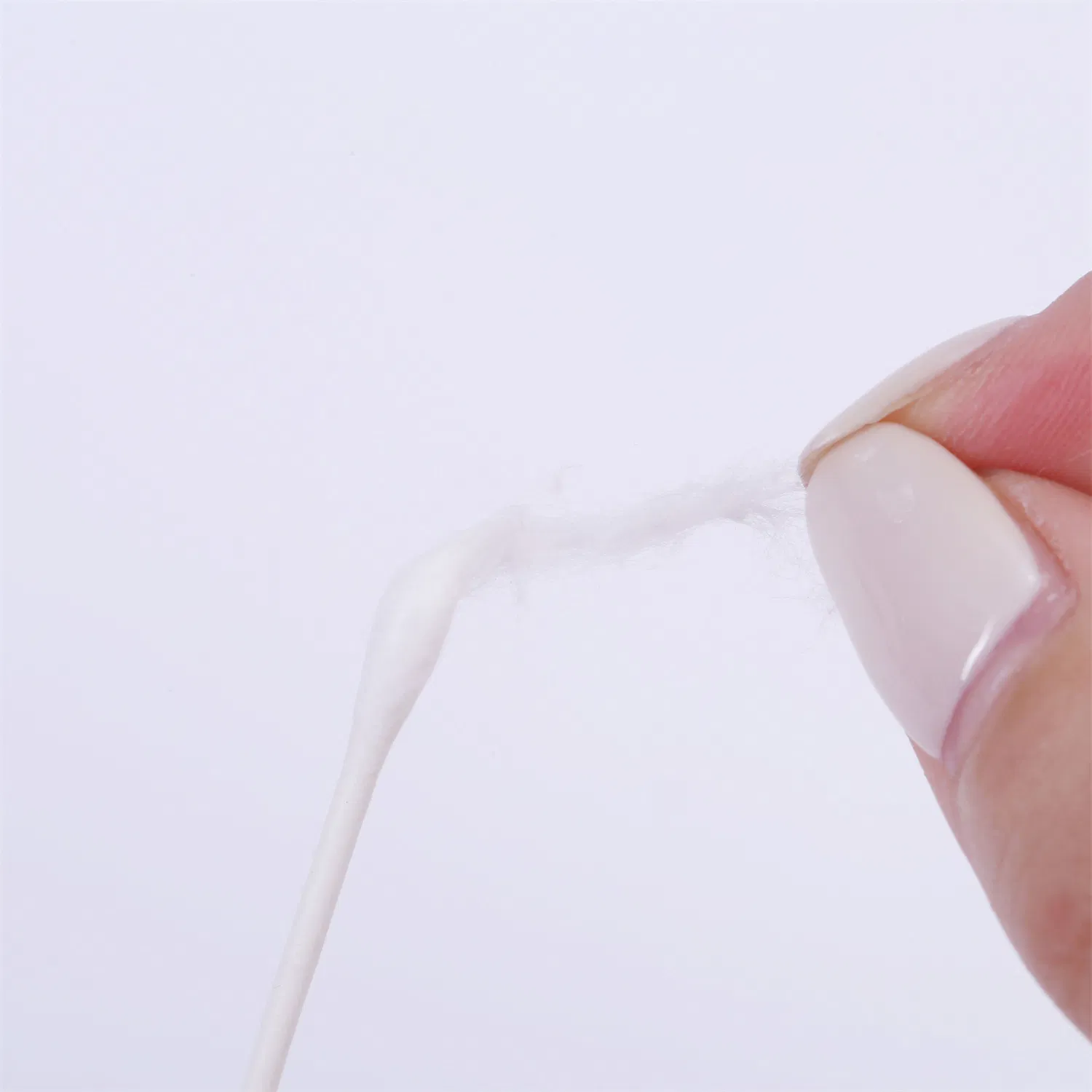 High Quality and Hot Sale Round Cosmetic Cotton Swabs in Plastic Packing