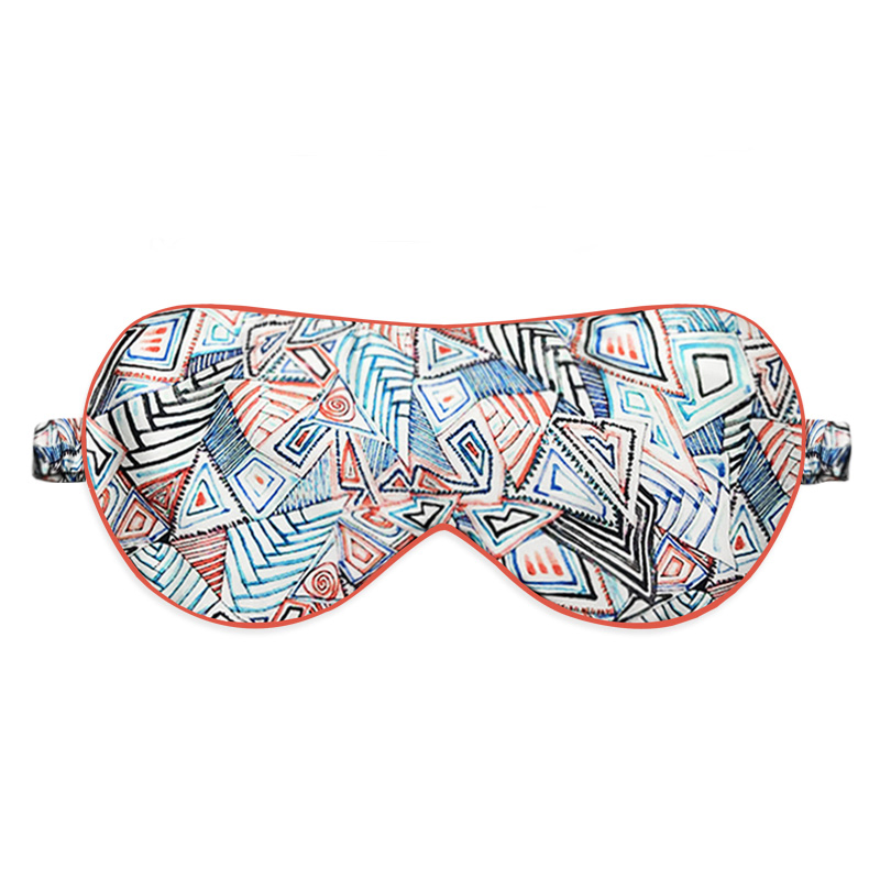 Printed Silk Eye Mask Custom Silk Mask Silk Sleeping Mask