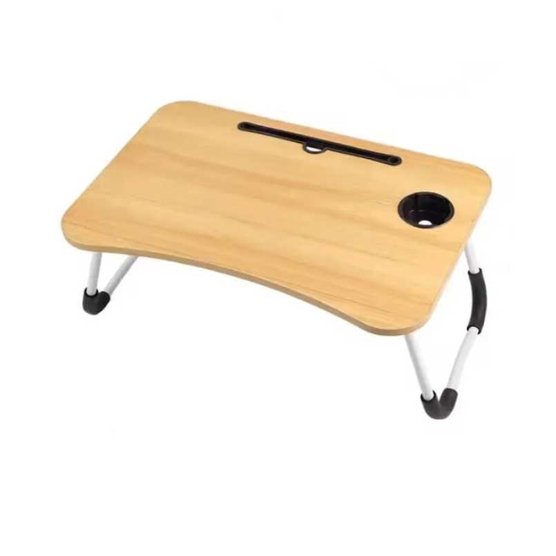 Custom Wooden Folding Adjustable Laptop Table Portable Adjustable Computer Table for Bed