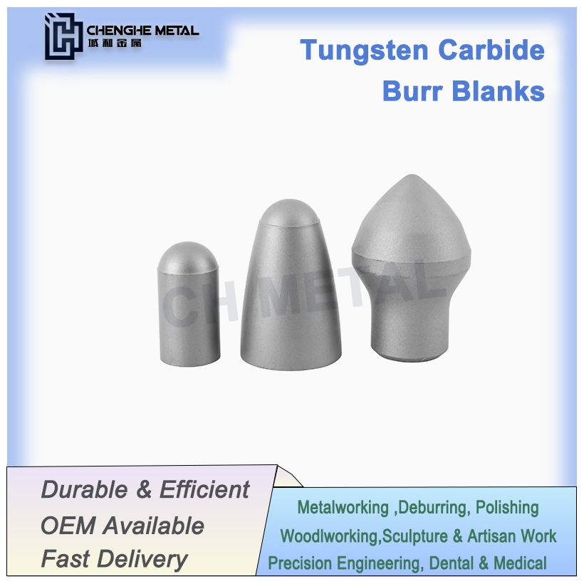 Efficient Tungsten Carbide Burr Blanks Provide Excellent Material Removal and Finishing