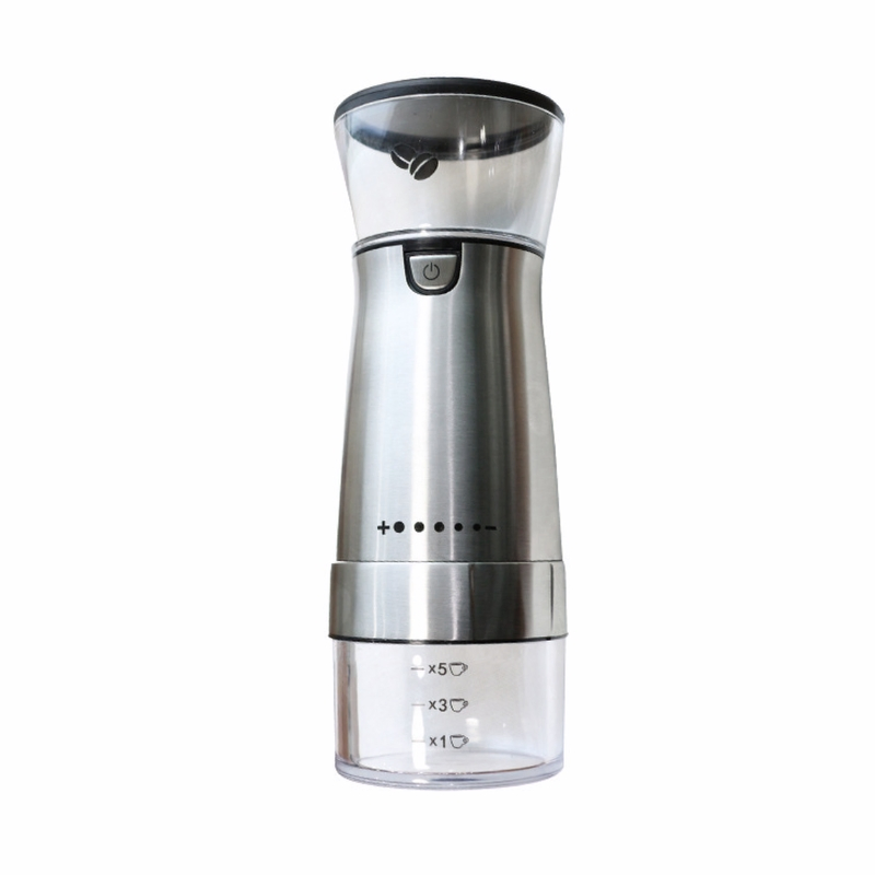 Rechargeable Stainless Steel Electric Coffee Grinder Home Office and Travel Use