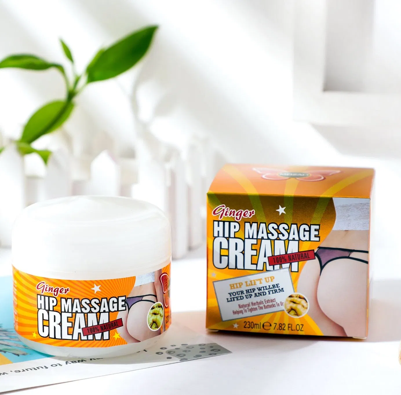 Natural Herbal Ginger Hip up Cream Bigger Buttock Enhancer Cream Butt Cream Larger Lifting Sexy HIPS Body Cream