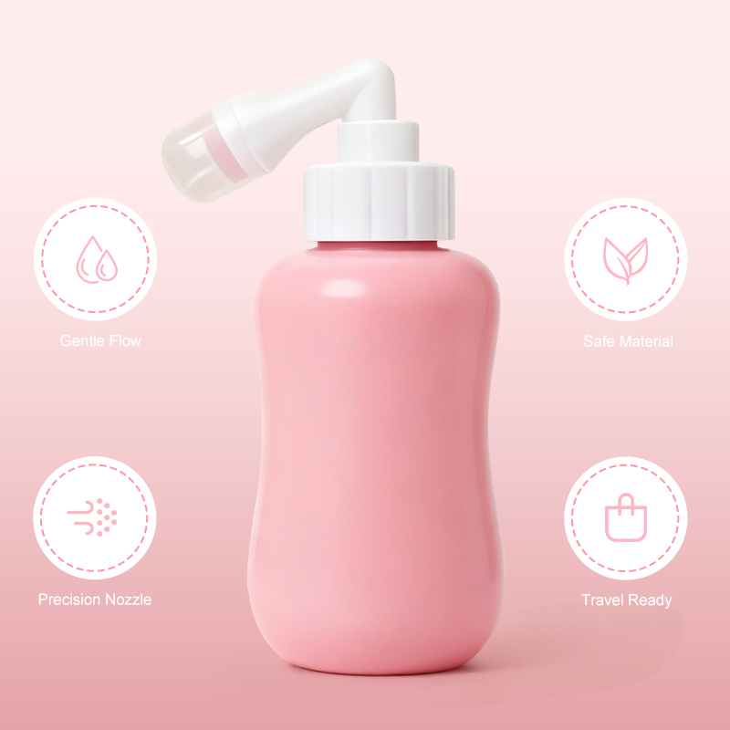 Customizable Manual Bidet Sprayer Peri Bottle for Infant & Mom Care Handheld Bidet