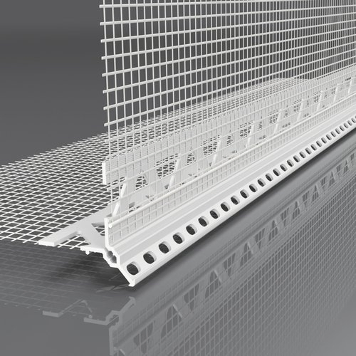 PVC Coated Fiberglass Angle Bead PVC Grid Corner White Orange