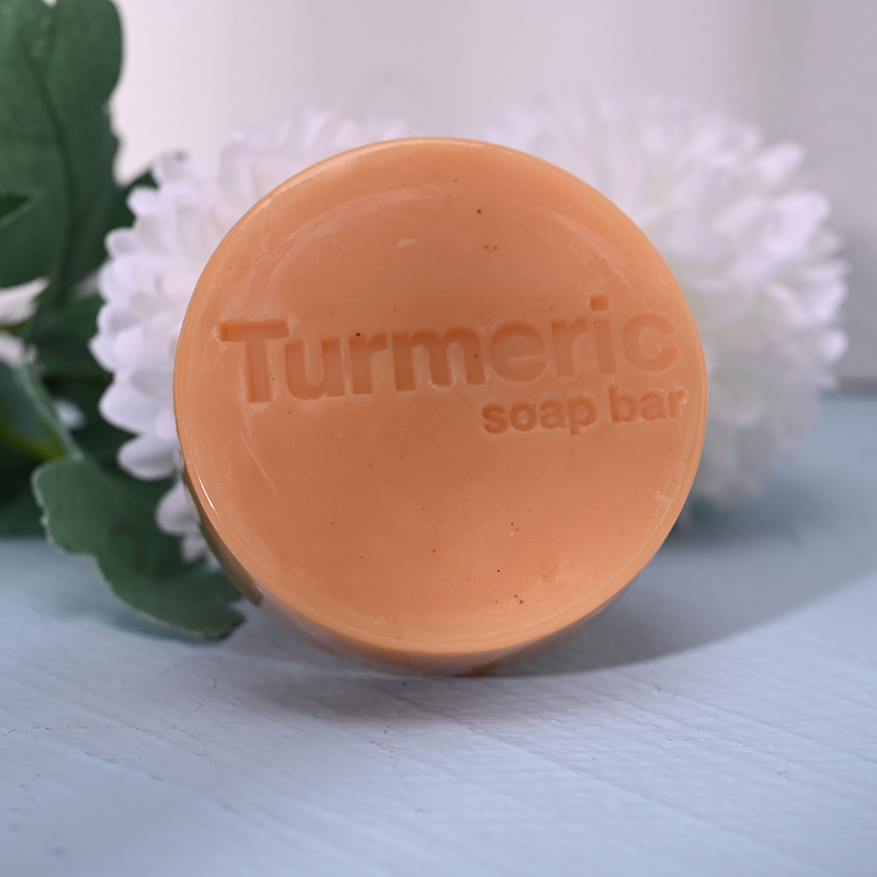 Customize Logo Natural Organic Turmeric Handmade Soap Anti Acne Whitening Herbal Turmeric Soap