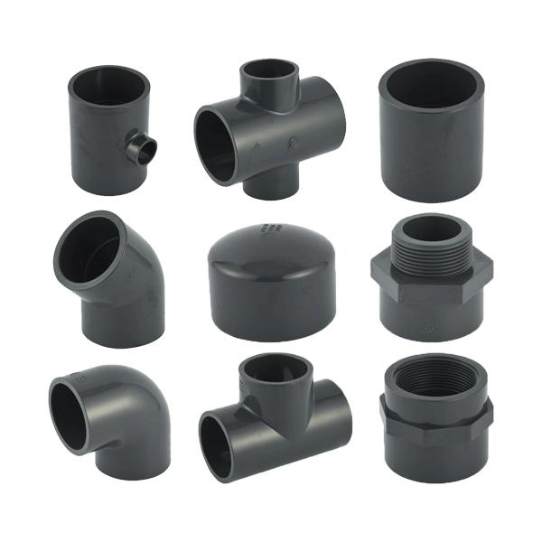 UPVC Plastic Chemical Industrial Cross Fitting Adaptor