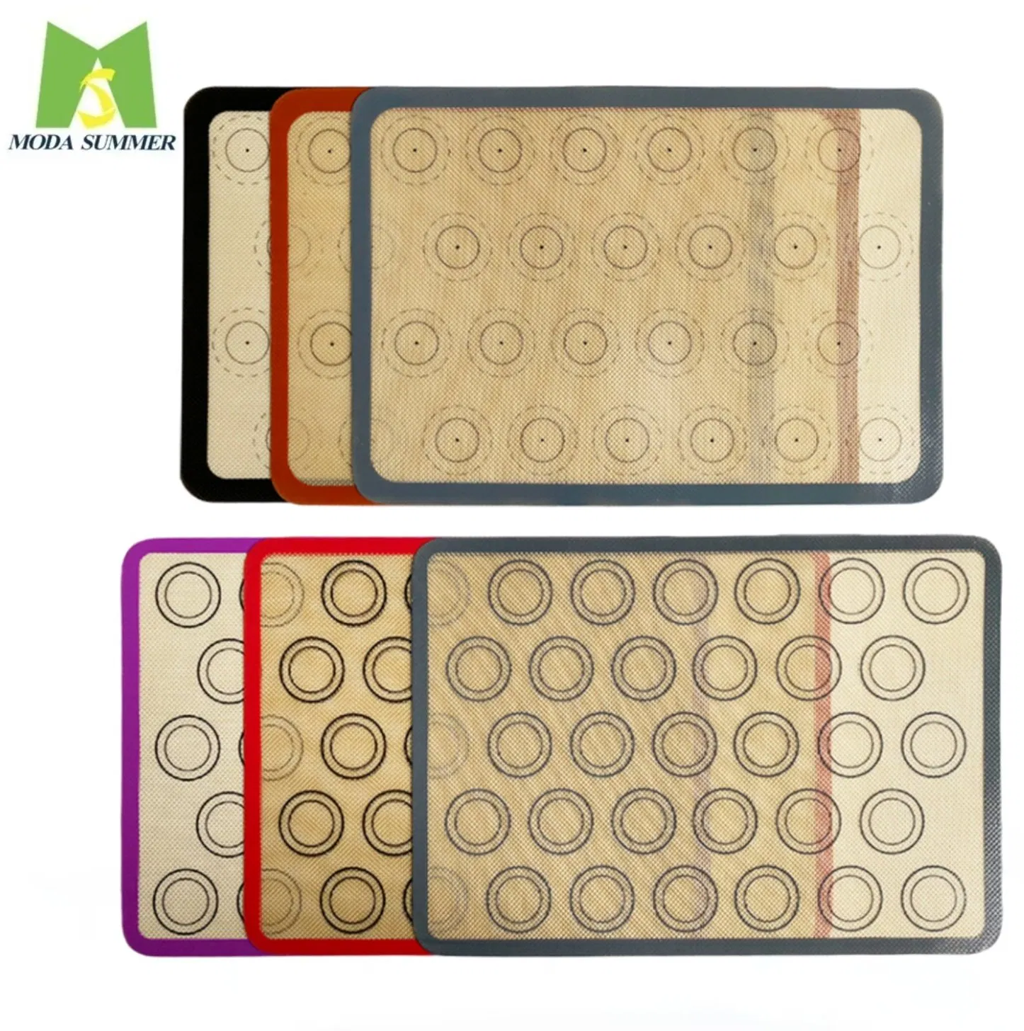 OEM Blocking Resistant Silicone Baking Mat with High Temperature Range for Food Pretreatment and Heating Pads