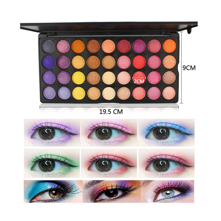 Beauty Cosmetics Makeup Products High Pigment Waterproof Eyes Shadow Palette Your Own Logo
