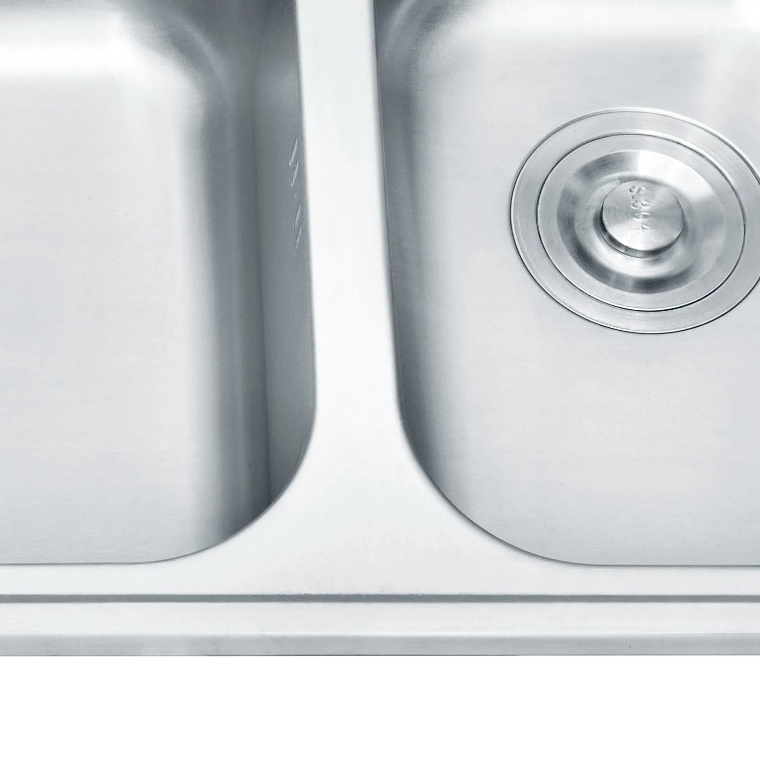 Factory Sale Press Kitchen Sink Stainless Steel Double Bowl Kitchen Sink