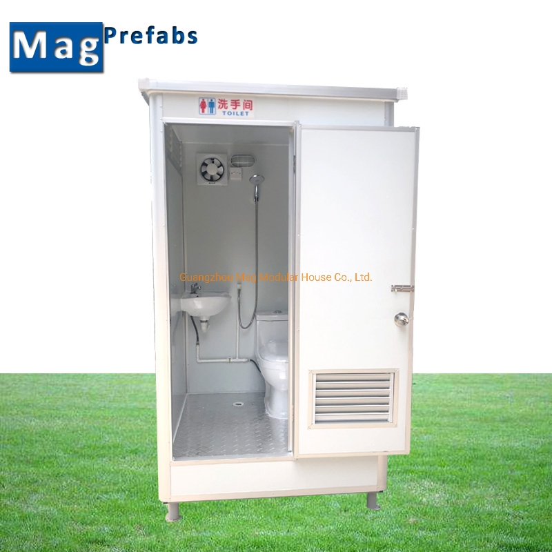 Factory Price Single Ready Made Site Temporary Resued Public Mobile Bathroom Sanitary Portable Toilet
