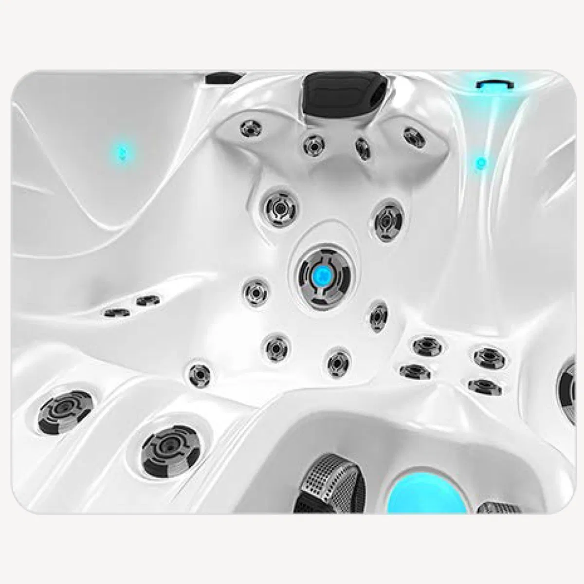 Акриловая гидромассажная ванна Boda на 3 персоны