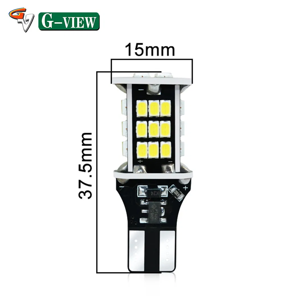 Лампа G-View T15 3020 30SMD, 12-18V, для авто