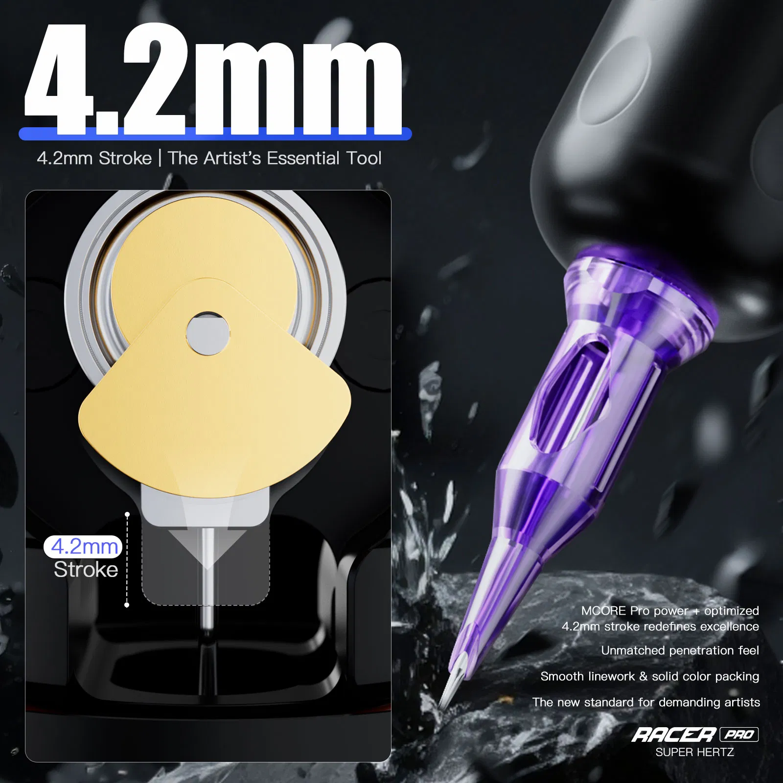 Mast Racer PRO Two Model Function Using Wireless Tattoo Pen