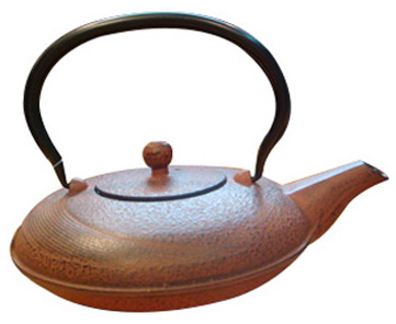 High Capacity 1.8L Tea Kettle Cast Iron Teapot with Steel Stainless Filter