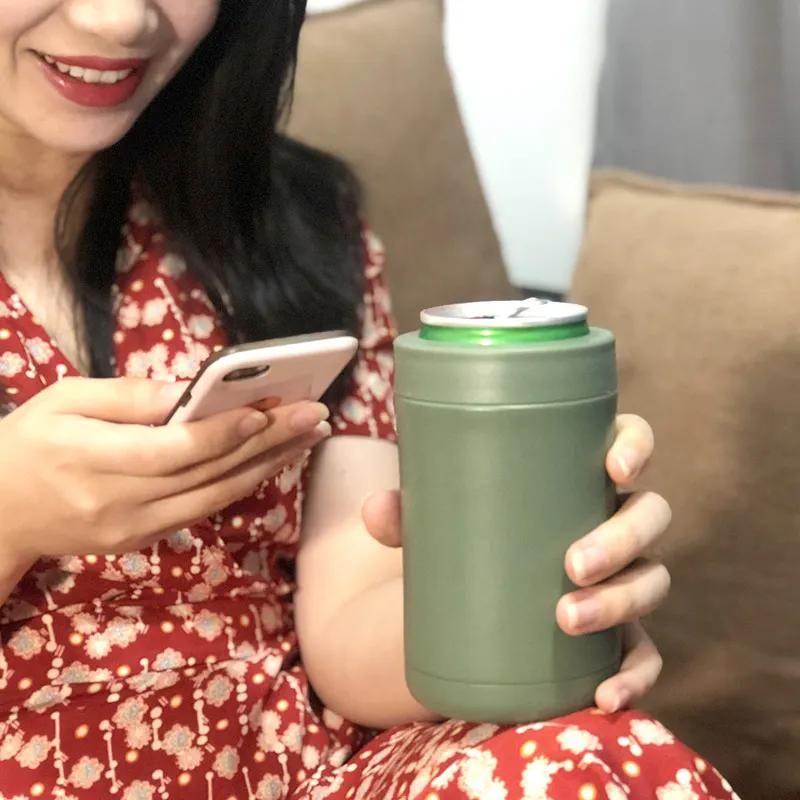 2024 Customized Stainless Steel Can Cooler for Beer and Drinks