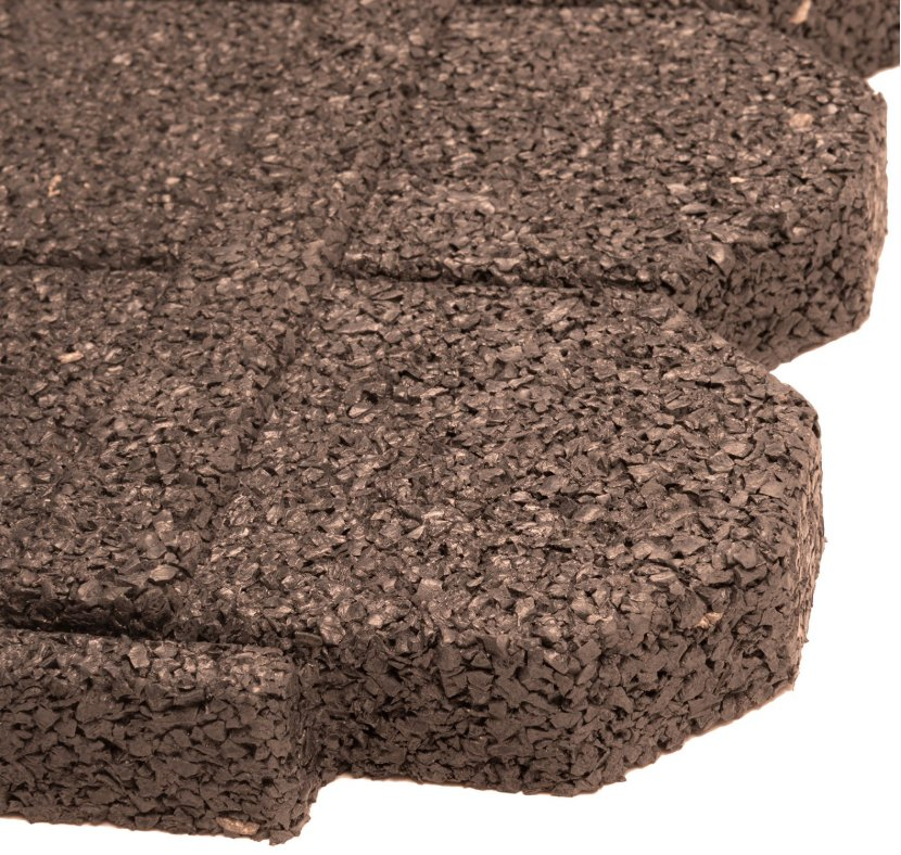 Recycled Rubber Picket Fence Lawn Edging