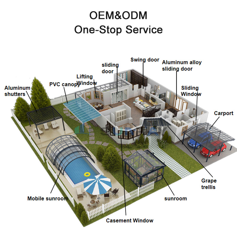 Factory Price High Quality Aluminum Frame Casement Window Double Glazed Windows Window