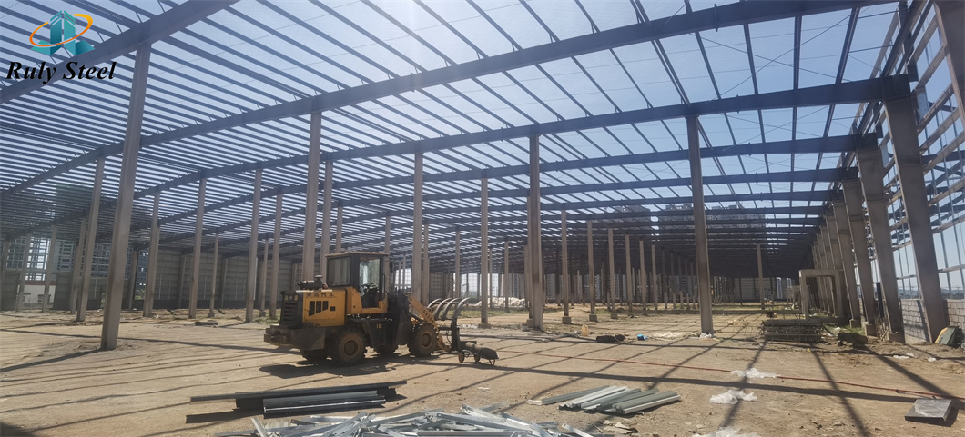 Large Span Anti-Seismic Wind-Resisting Short Construction Period Prefabricated Stee Structure Light /Heavy Industry Workshop