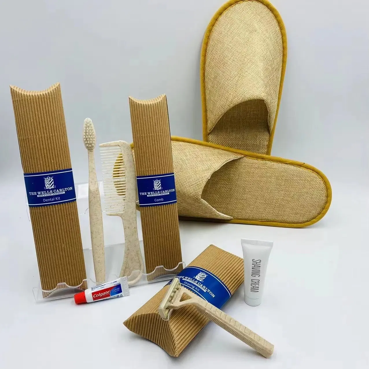 Custom Luxury Hotel Disposable Mini Shampoo and Conditioner Hotel Toiletry Supplies