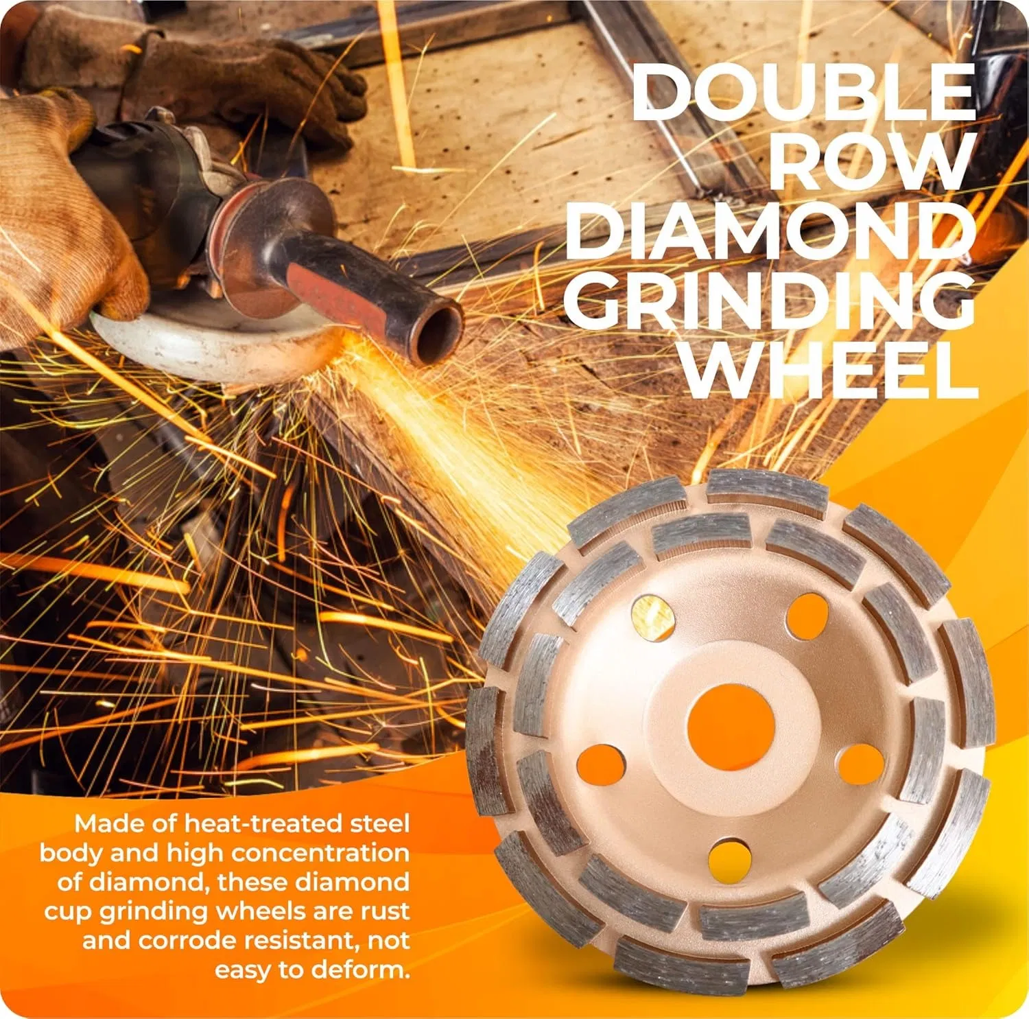 Алмазный шлифовальный круг для обработки кромки стекла