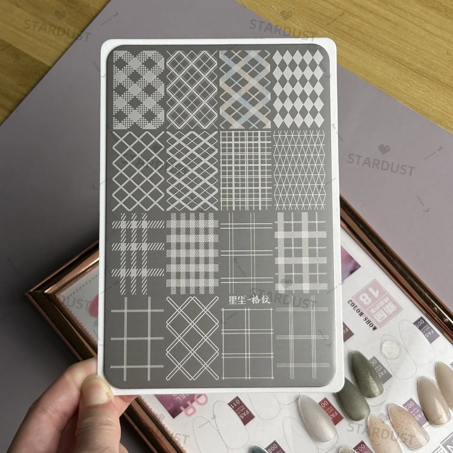 Fashionable Custom Metal Nail Art Stamping Plates