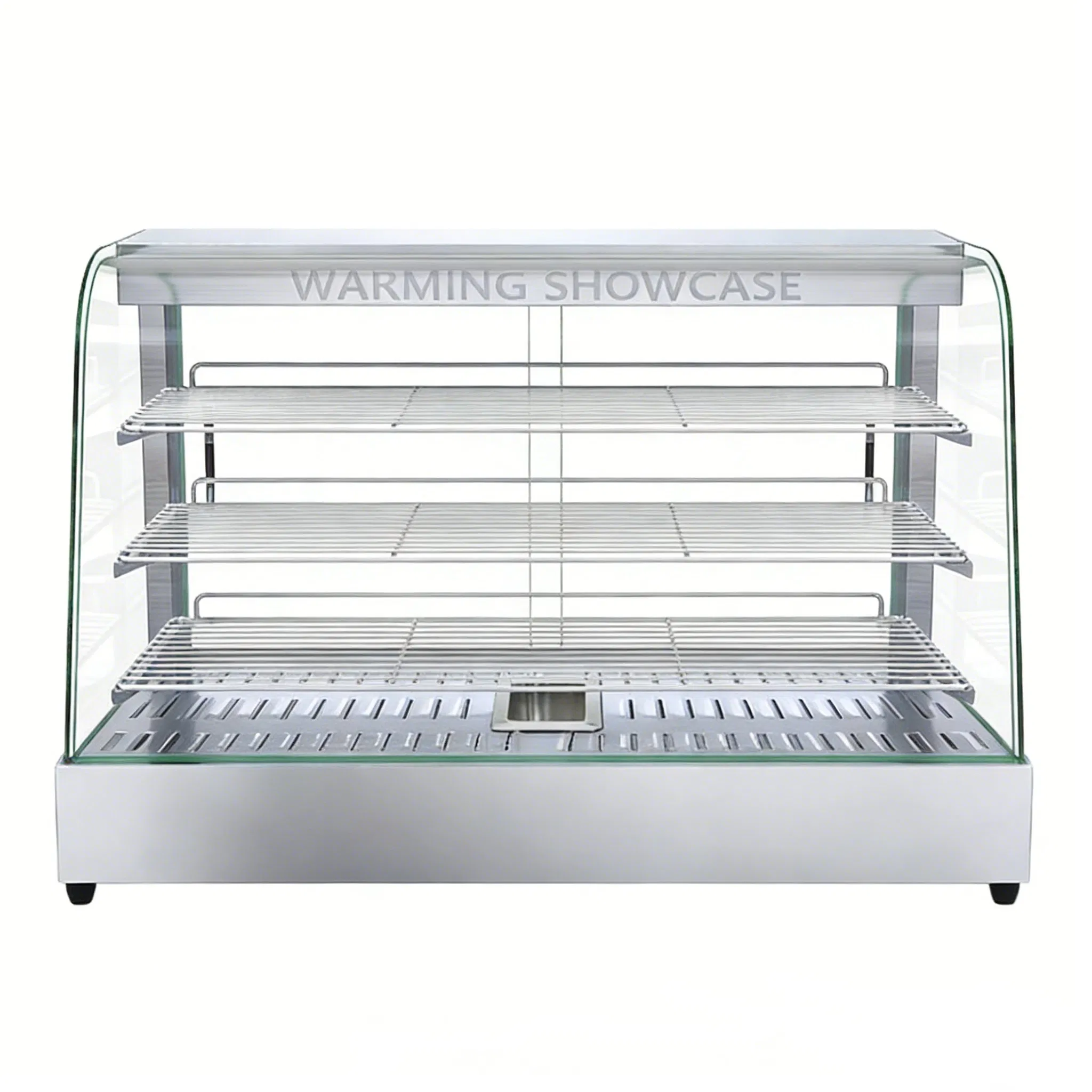 Versatile Stainless Steel Food Warmer for Hot Snack Display