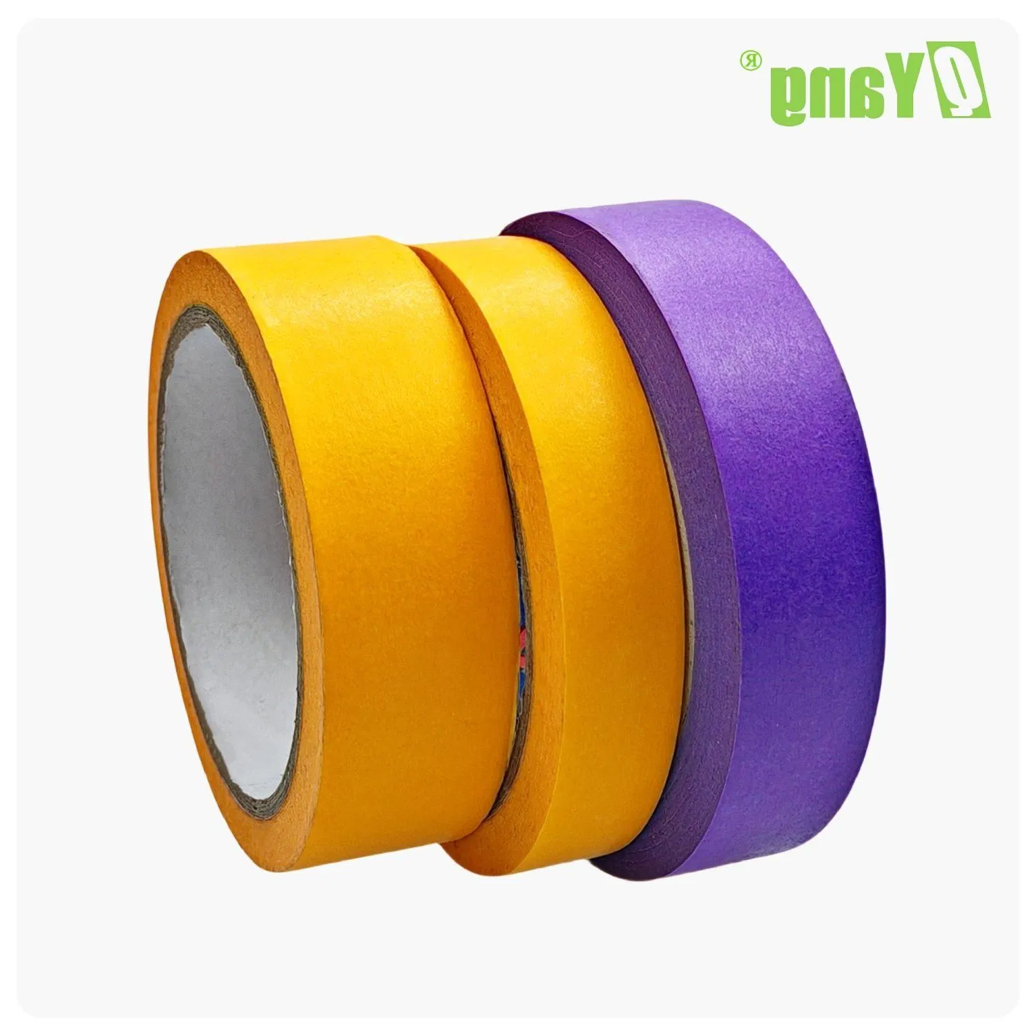 No Residue Colorful Rubber Glue Waterproof Jumbo Roll Crepe Washi Paper Car Painter Masking Tape for Automotive