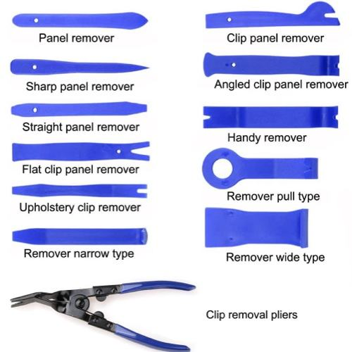 19PCS Car Trim Removal Toolkit with Storage Bag Trim Clips Removal Tools