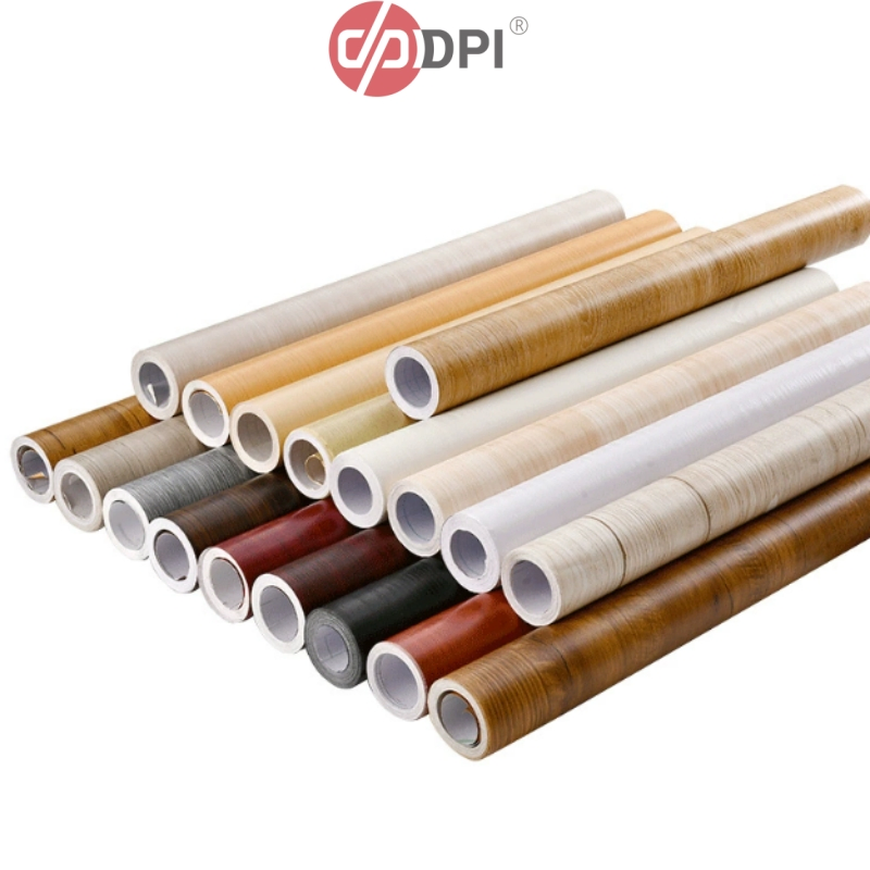 Eco-Friendly Wood Grain Sticker with Embossed Finish for Outdoor Applications