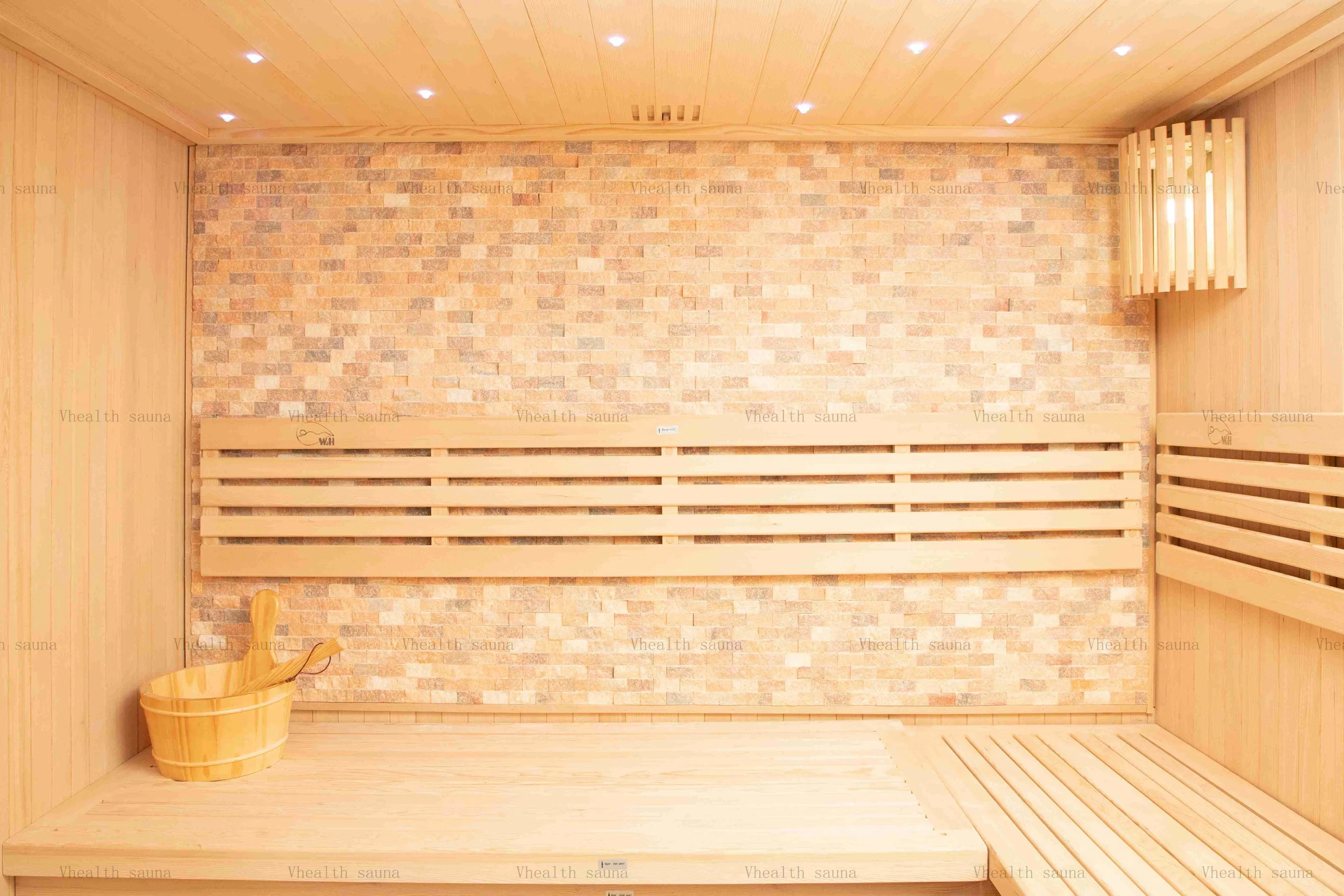 Dry Steam Sauna Room with 4kw Harvia Sauna Stove